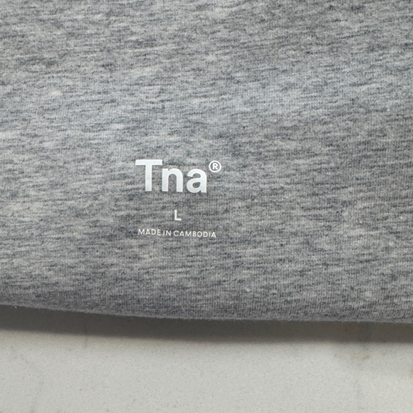 Tna Aritzia Gray and Tan Women's Bike Shorts - Picture 7 of 7